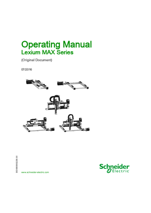Imagem de Lexium MAX Series, Operating Manual