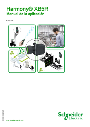 Imagen de Harmony® XB5R, Manual de la aplicación