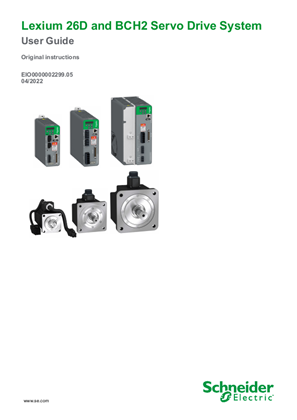 Image of Lexium 26D and BCH2 Servo Drive System, User Guide