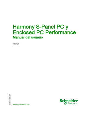 Imagen de Harmony S-Panel PC y Enclosed PC Performance, Manual del usuario