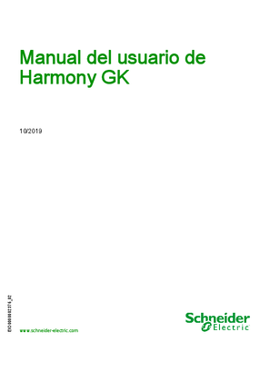 Imagen de Harmony GK, Manual del usuario