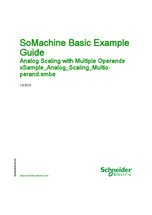 Image of SoMachine Basic Example Guide - Analog Scaling with Multiple Operands xSample_Analog_Scaling_Multio perand.smbe