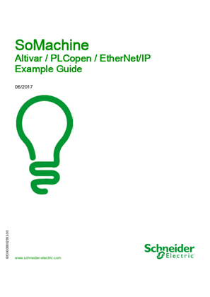 Image of SoMachine - Altivar / PLCopen / EtherNet/IP, Example Guide