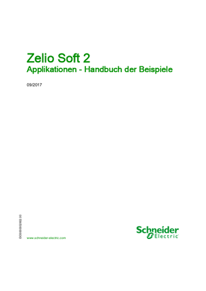 Bild von Zelio Soft 2, Applikationen - Handbuch der Beispiele