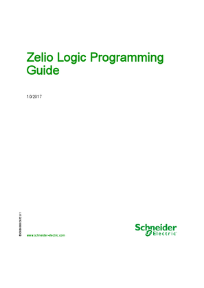 Image of Zelio Logic Programming Guide