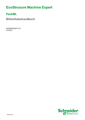 Bild von PackML, Bibliothekshandbuch