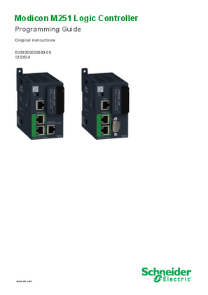 Image of Modicon M251 Logic Controller, Programming Guide