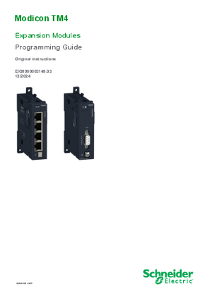 Image of Modicon TM4 - Expansion Modules - Programming Guide