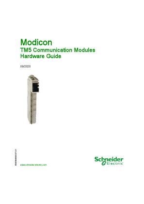 Image of Modicon TM5 - Communication Modules, Hardware Guide