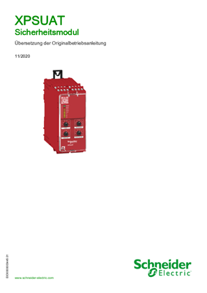 Bild von Preventa XPS Universal - XPSUAT Sicherheitsmodul, Benutzerhandbuch