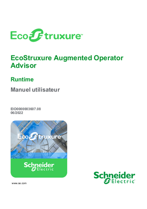 Image of EcoStruxure Augmented Operator Advisor - Runtime, Manuel utilisateur