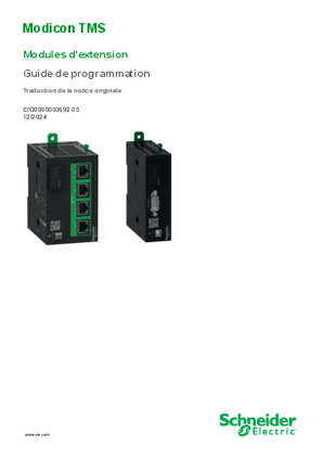 Image of Modicon TMS Modules d'extension, Guide de programmation