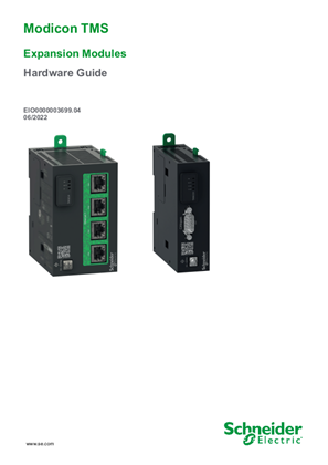 Image of Modicon TMS - Expansion Module, Hardware Guide