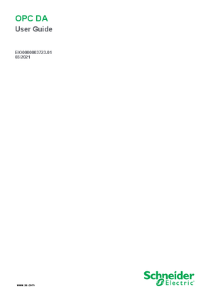 Imagen de OPC DA, User Guide