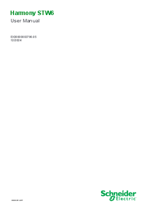 Image of Harmony STW6, User Manual