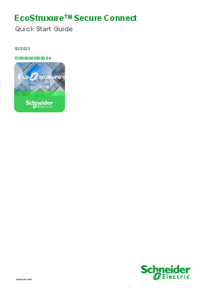 Image of EcoStruxure Secure Connect, Quick Start Guide