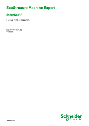 Imagen de EcoStruxure Machine Expert EtherNet/IP, Guía del usuario