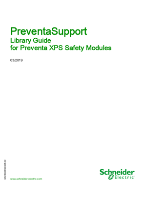 Image of PreventaSupport - Library Guide - for Preventa XPS Safety Modules