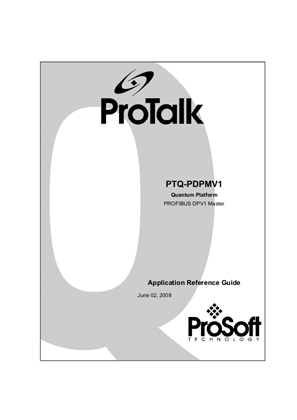 Obraz PTQ-PDPMV1, PROFIBUS DP V1 Master, User Guide