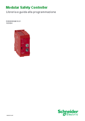 Immagine di Modular Safety Controller, Libreria e guida alla programmazione