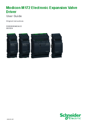 Image of Modicon M172 Electronic Expansion Valve Driver, User Guide
