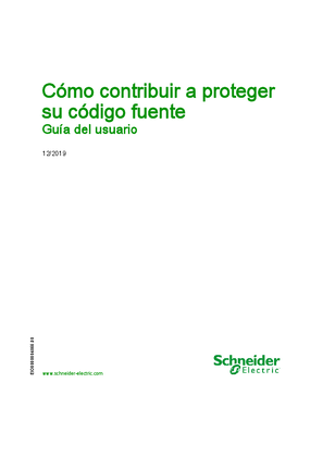 Imagen de Cómo contribuir a proteger su código fuente, Guía del usuario