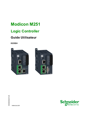 Image de Modicon M251 Logic Controller, Guide Utilisateur