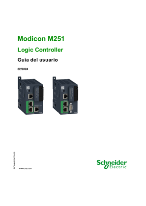 Imagen de Modicon M251 Logic Controller, Guía del usuario