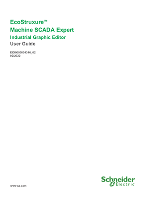 Image of EcoStruxure Machine SCADA Expert - Industrial Graphic Editor, User Guide