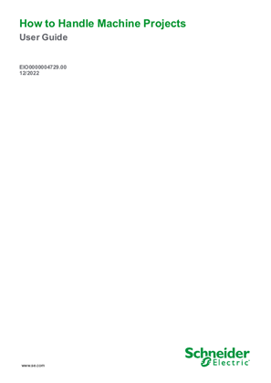 Image of How to Handle Machine Projects, User Guide