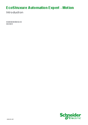 Bild von EcoStruxure Automation Expert - Motion, Introduction