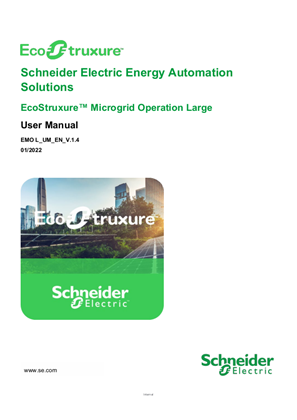 Image of User Guide for EcoStruxure Microgrid Operation Large