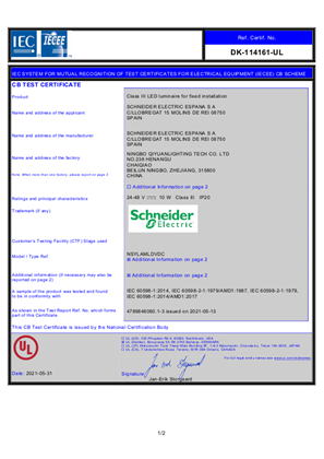 Image of ENEC_LICENCE_LED_LUMINAIRES