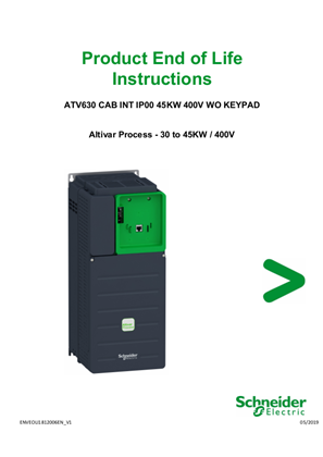 Atv930d30n4z Variable Speed Drive Altivar Process Atv900 Atv930 30 Kw 380 480 V Cabinet Integration Ip20 Schneider Electric Global