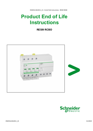 的映像 R9 MCB 4P C63A + Vigi (ELE 30mA AC)