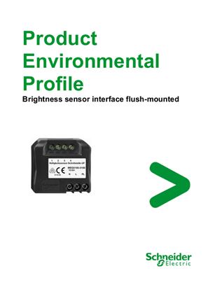Siësta beroerte Microbe Merten inserts, Brightness sensor interface flush-mounted -MEG5195-0100 -  Product Environment Profile Environmental disclosure | Schneider Electric