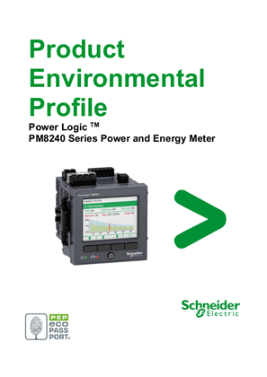 Metsepm82401 Powerlogic Pm8000 Pm8240 Panel Meter Intermediate Metering Mid Certification Schneider Electric Global