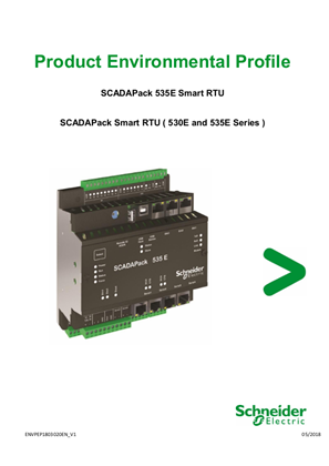 Image of SCADAPack Smart RTU ( 530E and 535E Series ), Product Environmental Profile