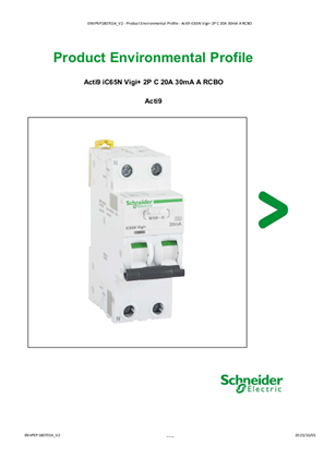 的映像 Super SLIM 2P C20 30mA RCBO AC type