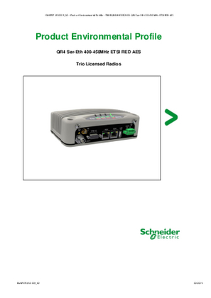 Image of Trio Licensed radios - Ethernet and serial communications - Product Environmental Profile