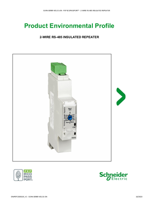 的映像 2-WIRE RS-485 INSULATED REPEATER - Product Environmental Profile
