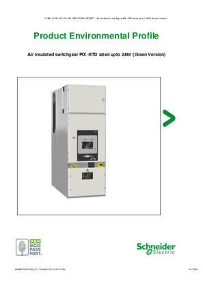 Bild av Air insulated switchgear PIX -STD rated upto 24kV (Green Version)