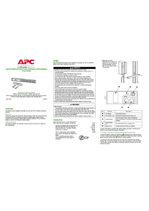 的映像 计量机架配电单元安装手册 EPDU1016M