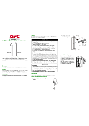 Image of EPDU1216B/EPDU1232B Installation Manual