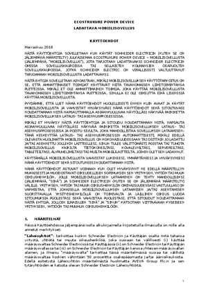 Image of Finland - Finnish - EPD T&Cs