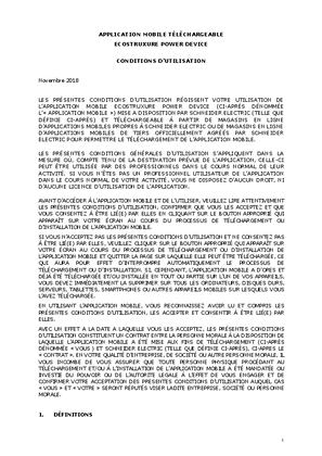 Imagen de France - French - EPD T&Cs