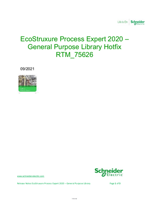 Kép EcoStruxure Process Expert 2020 - Group Control Library Hotfix RTM 75626