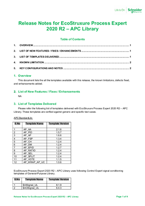 Imagen de EcoStruxure Process Expert 2020 R2 – APC Library