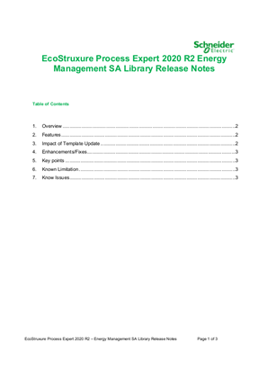 Kép EcoStruxure Process Expert 2020 R2 – Energy Management SA Library
