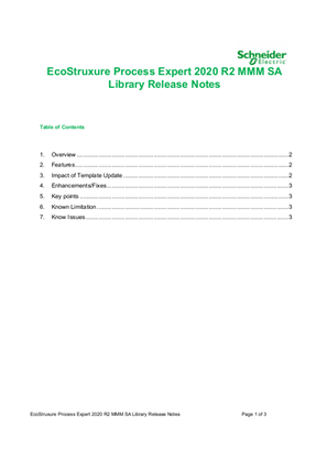 Image de EcoStruxure Process Expert 2020 R2 – MMM SA Library